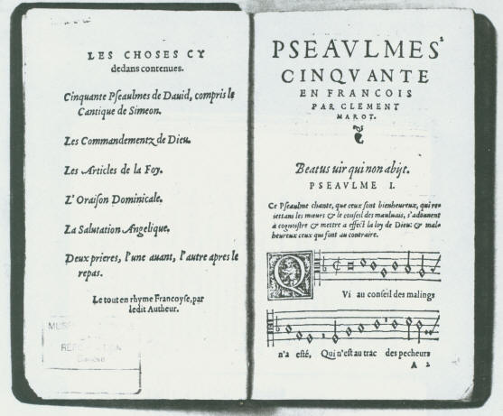 Lyon 50 Pseaumes, 1549